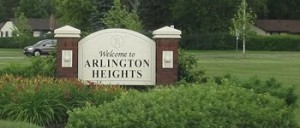 Arlington Heights Village Sign